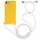 Mobigear Lanyard iPhone 7 Flexibles TPU Handykette - Gelb