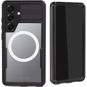 Mobilize Waterproof Samsung Galaxy S25 Wasserdicht MagSafe Hülle Hardcase Backcover - Schwarz