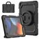 Mobigear RingGuard iPad 9 (2021) Hülle Kunststoff,Silikon Backcover + Ständer - Schwarz