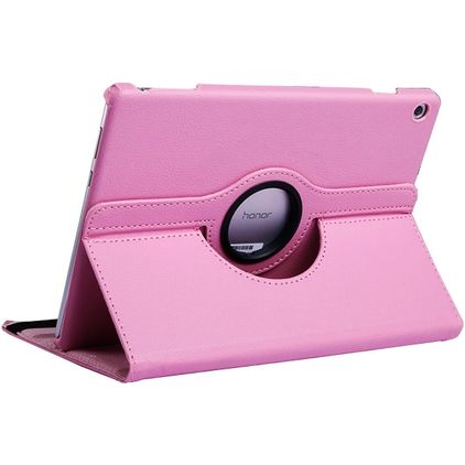 Mobigear DuoStand Huawei MediaPad T5 10.1 Hülle Drehbare Klapphülle - Pink