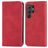 Mobigear Retro Slim Samsung Galaxy S25 Ultra Hülle Klapphülle Geldbörse - Rot