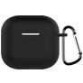 Mobigear Colors Apple AirPods 4 Hülle Flexibles Silikon - Schwarz
