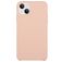 Mobigear Rubber Touch iPhone 15 Plus Silikon Hülle Backcover - Pastellrosa