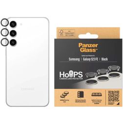 PanzerGlass Hoops Samsung Galaxy S23 FE Gehärtetes Glas Kameralinsen Schutz - Hüllenfreundlich - Schwarz