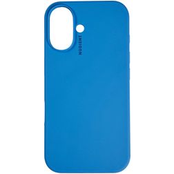 Nudient Base iPhone 16 Plus Silikon Hülle Backcover - Vibrant Blue