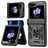 Mobigear Armor ring Samsung Galaxy Z Flip 6 Hülle Hardcase Backcover Stoßfest mit Ringhalter - Schwarz