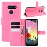 Mobigear Classic LG K50s Hülle Klapphülle Geldbörse - Magenta