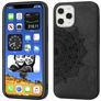 Mobigear Mandala iPhone 12 Pro Max Hülle Hardcase Backcover - Schwarz