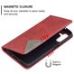Mobigear Rhombus Slim Samsung Galaxy A13 5G Hülle Klapphülle - Rot
