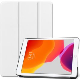 Mobigear Tri-Fold iPad 7 (2019) Hülle Klapphülle - Weiß Mobigear Tri-Fold iPad 7 (2019) Hülle Klapphülle - Weiß