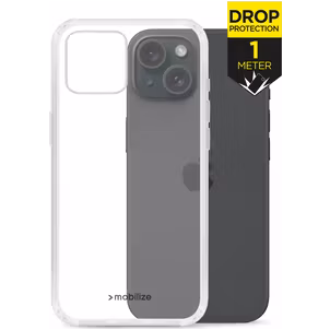 Mobilize Naked Protection Durchsichtig iPhone 15 Hülle Hardcase Backcover Stoßfest - Transparent