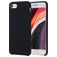 Mobigear Rubber Touch iPhone SE (2022) Silikon Hülle Backcover - Schwarz