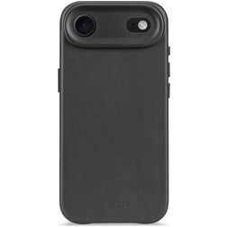 Decoded iPhone Air Hülle Echtes Leder Backcover Stoßfest - Schwarz