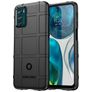 Mobigear Rugged Shield Motorola Moto G42 Hülle Flexibles TPU Backcover Stoßfest - Schwarz
