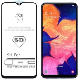 Mobigear Premium Samsung Galaxy A10 Panzerglas Gehärtetes Glas Displayschutz - Hüllenfreundlich - Schwarz