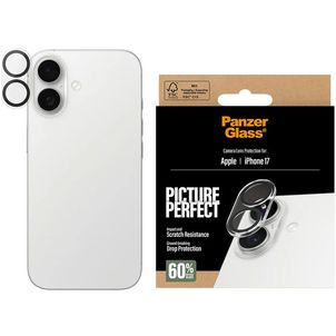 PanzerGlass Picture Perfect iPhone 17 Gehärtetes Glas Kameralinsen Schutz - Hüllenfreundlich