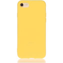 Mobigear Colors iPhone 8 Hülle Flexibles TPU Backcover - Gelb