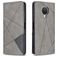 Mobigear Rhombus Slim Nokia G20 Klapphülle - Grau