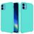 Mobigear Rubber Touch iPhone 11 Silikon Hülle Backcover - Türkis