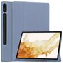 Mobigear Tri-Fold Gel Samsung Galaxy Tab S9 Plus Hülle TPU,Kunstleder Klapphülle + Stifthalter - Lila