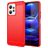 Mobigear Brushed Xiaomi Redmi Note 12 Hülle Flexibles TPU Backcover - Rot