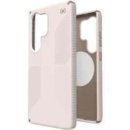 Speck Presidio2 Grip Magnet Samsung Galaxy S25 Ultra MagSafe Hülle Hardcase Backcover Stoßfest - Bleached Bone