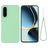 Mobigear Rubber Touch Samsung Galaxy A37 Silikon Backcover - Grün