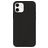 Valenta Snap Luxe iPhone 12 Mini Echtleder Backcover - Schwarz