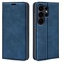 Mobigear Retro Slim Samsung Galaxy S26 Ultra Hülle Klapphülle Geldbörse - Blau