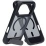 Mobiparts Hardcover iPhone 18 Pro MagSafe Hülle Hardcase Backcover mit Ständer - Satin Black