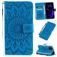 Mobigear Sunflower iPhone 11 Hülle Klapphülle Geldbörse - Blau