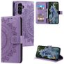 Mobigear Mandala Samsung Galaxy S25 FE Klapphülle Portemonnaie - Lila