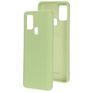 Mobiparts Samsung Galaxy A21s Silikon Backcover - Pistache Green