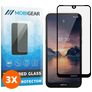 Mobigear Premium Nokia 1.3 Panzerglas Gehärtetes Glas Displayschutz - Hüllenfreundlich - Schwarz (3er Pack)