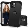Mobigear Ultra Tough iPhone 11 Pro Hardcase Backcover Shockproof - Schwarz