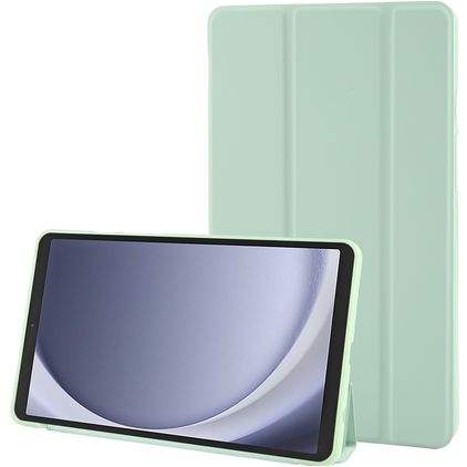 Mobigear Tri-Fold Gel Samsung Galaxy Tab A9 (2023) Hülle TPU,Kunstleder Klapphülle - Grün