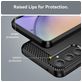 Mobigear Brushed Slim Samsung Galaxy A55 Hülle Flexibles TPU Backcover - Schwarz
