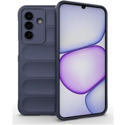 Mobigear Bumpy Samsung Galaxy A27 Hülle Flexibles TPU Backcover - Blau