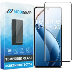 Mobigear Premium Realme 12 Pro Plus Panzerglas Gehärtetes Glas Displayschutz - Hüllenfreundlich