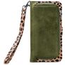 Mobilize Magnet Zipper Samsung Galaxy A33 Hülle Abnehmbare 2in1 Klapphülle Geldbörse - Olive Leopard