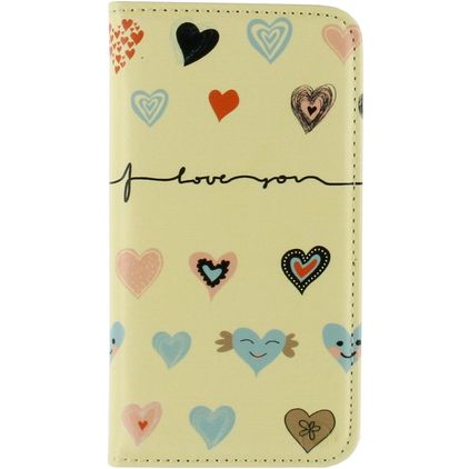 Mobilize Premium Magnet Samsung Galaxy S5 Mini Hülle Klapphülle - I Love You