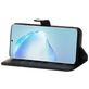 Mobigear Zipper Samsung Galaxy S20 Plus Hülle Klapphülle Geldbörse - Schwarz