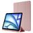 Mobigear Tri-Fold Gel iPad Air 11 Zoll (2026) Hülle TPU,Kunstleder Klapphülle + Stifthalter - Pink