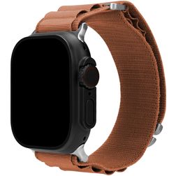 Mobilize Alpine Nylon Apple Watch Armband Dornschließe - 49/46/45/44 mm - Terracotta