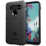 Mobigear Rugged Shield LG K51s Hülle Flexibles TPU Backcover Stoßfest - Schwarz