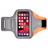Mobigear Easy Fit Handyhalterung Joggen Motorola Moto G9 Power Sporthülle Neopren Sportarmband - Orange