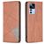 Mobigear Rhombus Slim Xiaomi 12T Hülle Klapphülle - Braun
