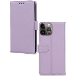 Mobilize Premium Gelly Wallet iPhone 13 Pro Klapphülle Portemonnaie - Lila