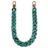 Mobigear Kunststoff Marble Chain Verstellbare Universal-Handykette - Aqua