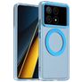 Mobigear Shockproof POCO X6 Pro MagSafe Hülle Hardcase Backcover - Blau